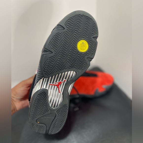 Air Jordan 14 “Ferrari” - WORN ONCE 🔥 Amazing Condition - size 11 - Picture 4 of 8